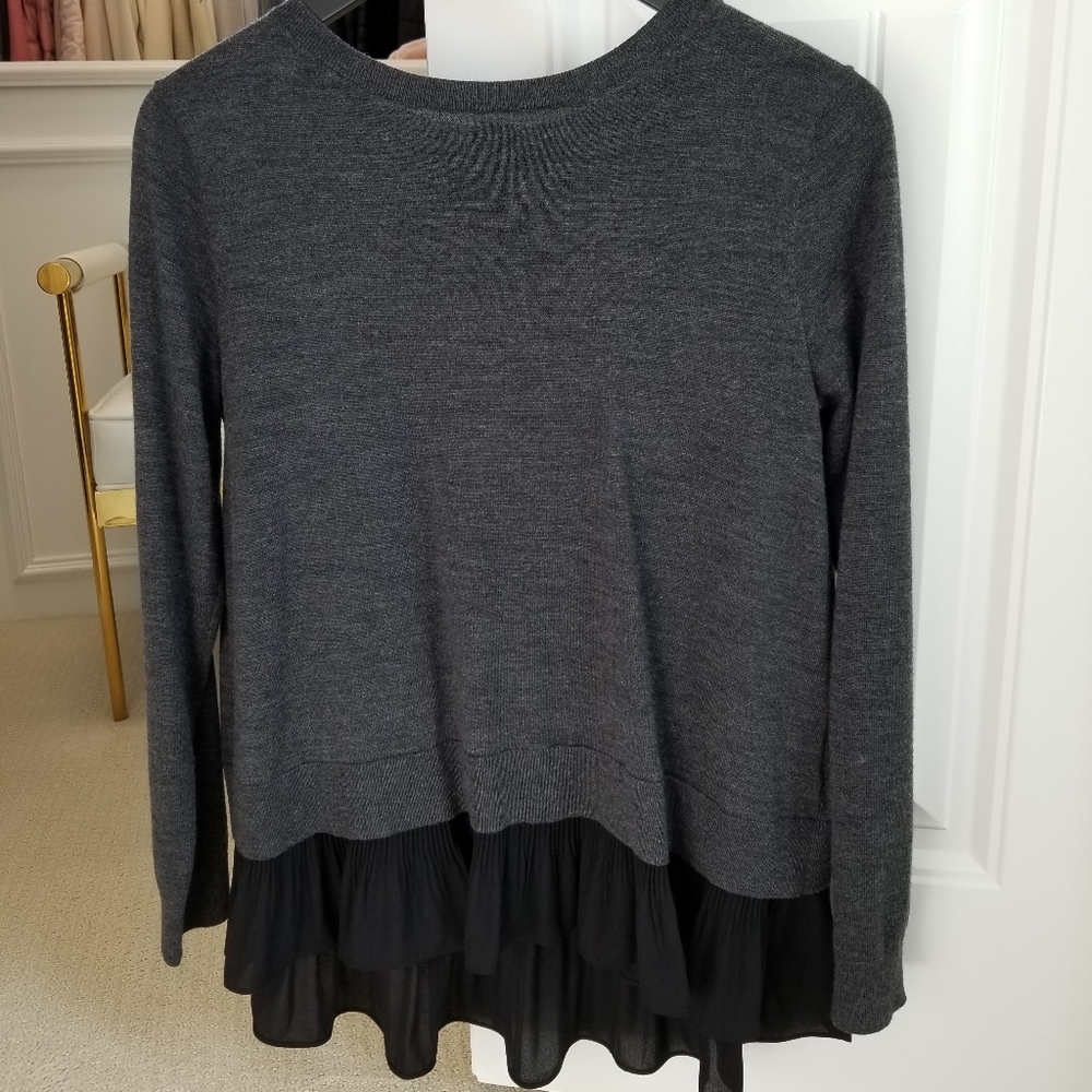 Club Monaco peplum sweater